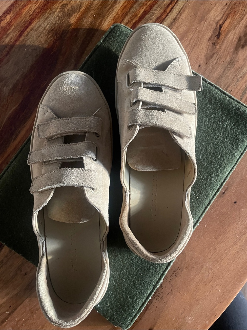 Freda Salvador Libby D’Orsay suede sneakers